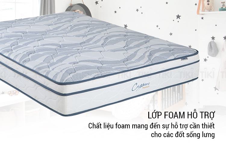 Nệm Lò Xo Liên Á CASSARO PREMIUM