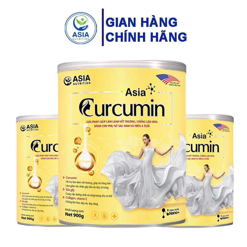 sữa bột dinh dưỡng asia curcumin asia nutrition tác dụng giúp làm lành vết 1