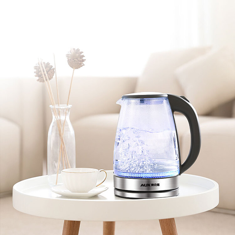Aux (AUX) electric kettle fast pot high borosilicate glass electric kettle HX-A6260 electric kettle 1.8L