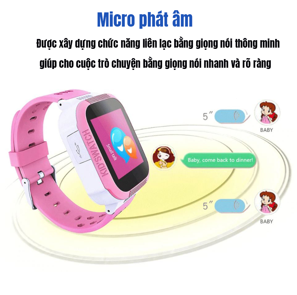 đồng hồ định vị trẻ em lazada