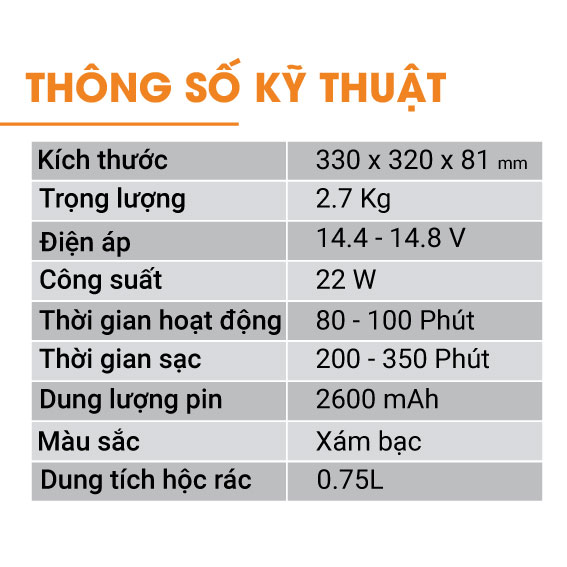 thông số kỹ thuật