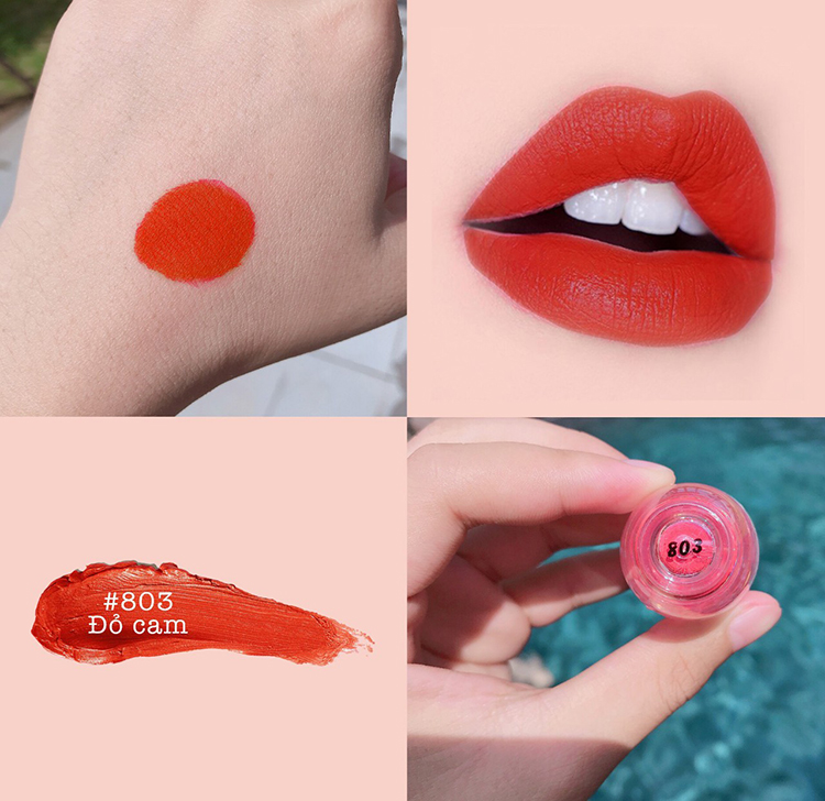 Son Môi Dạng Bột CHU LIPSTICK 35g - Tặng Kèm Túi Và Son Dưỡng