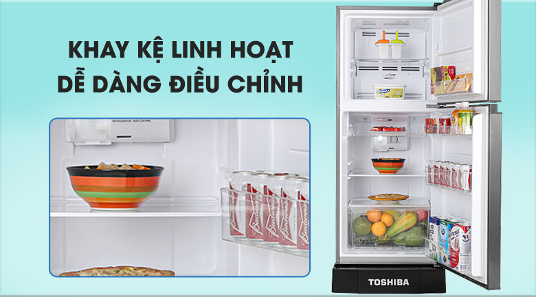 Tủ lạnh Toshiba Inverter 194 lít GR-A25VS(DS1) - Hàng Chính Hãng - Chỉ Giao Hàng TP.HCM Tủ lạnh Toshiba Inverter 194 lít GR-A25VS(DS1) - Hàng Chính Hãng - Chỉ Giao Hàng TP.HCM