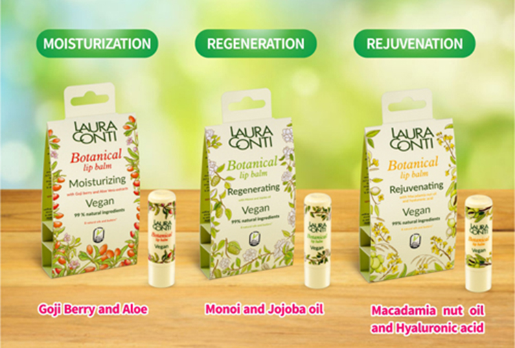 Botanical Lip Balm Vegan- REJUVENATION macadamia nut oil
and hyaluronic acid