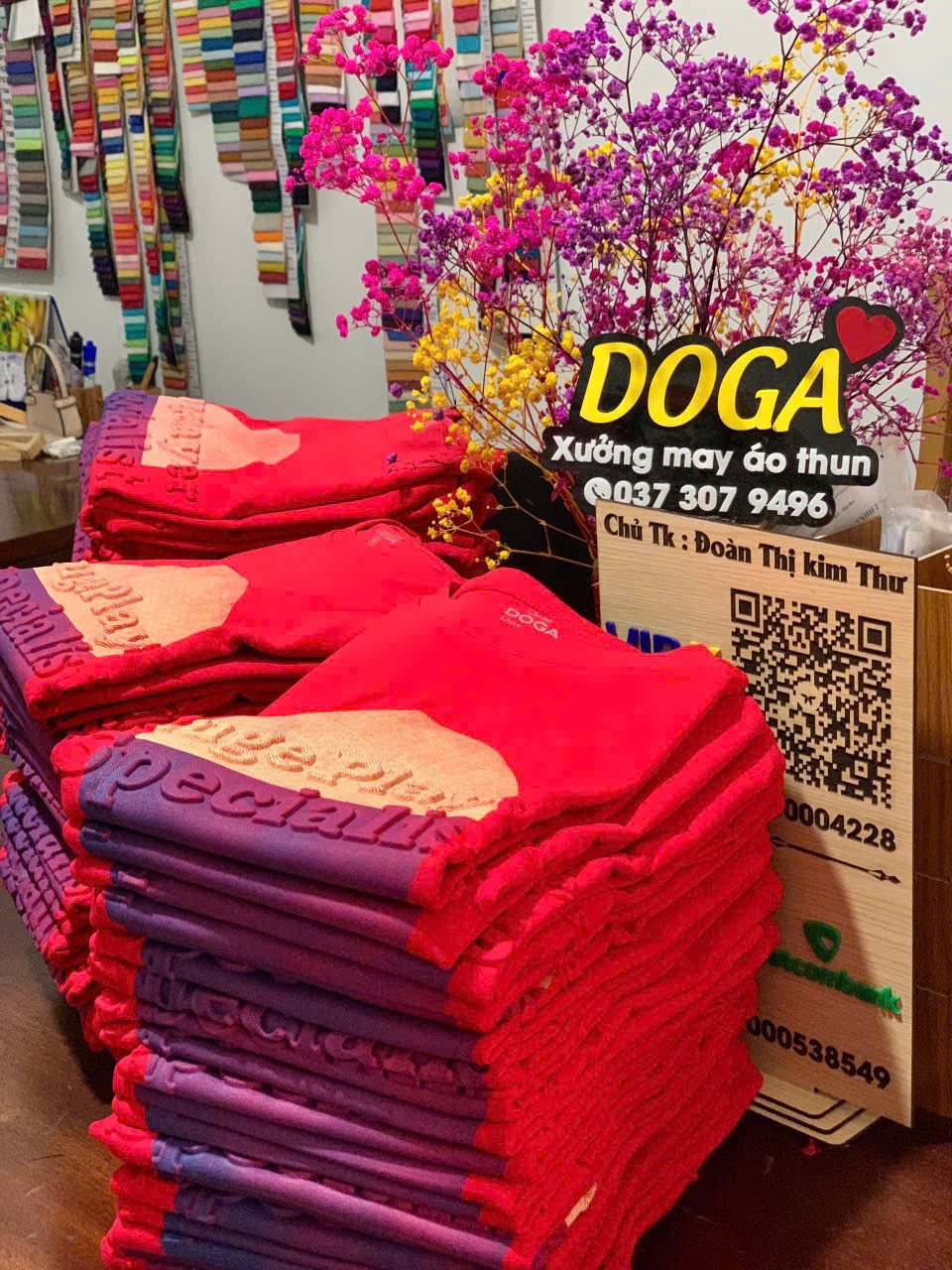 Áo thun chất BORIP COTTON Xịn chữ nổi Sỉe từ 35kg đến 68kg dáng áo baby tee  DOGA tay ngắn cổ tròn in trẻ trung màu thoáng mát, hut mồ hôi. không xù lông M174