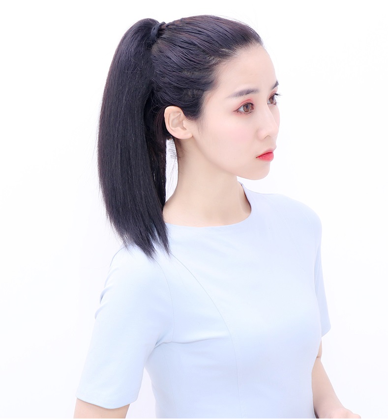 Tóc giả cột thẳng 40cm ❤️FREESHIP❤️ cột tóc thẳng, tóc cột thẳng, buộc tóc giả