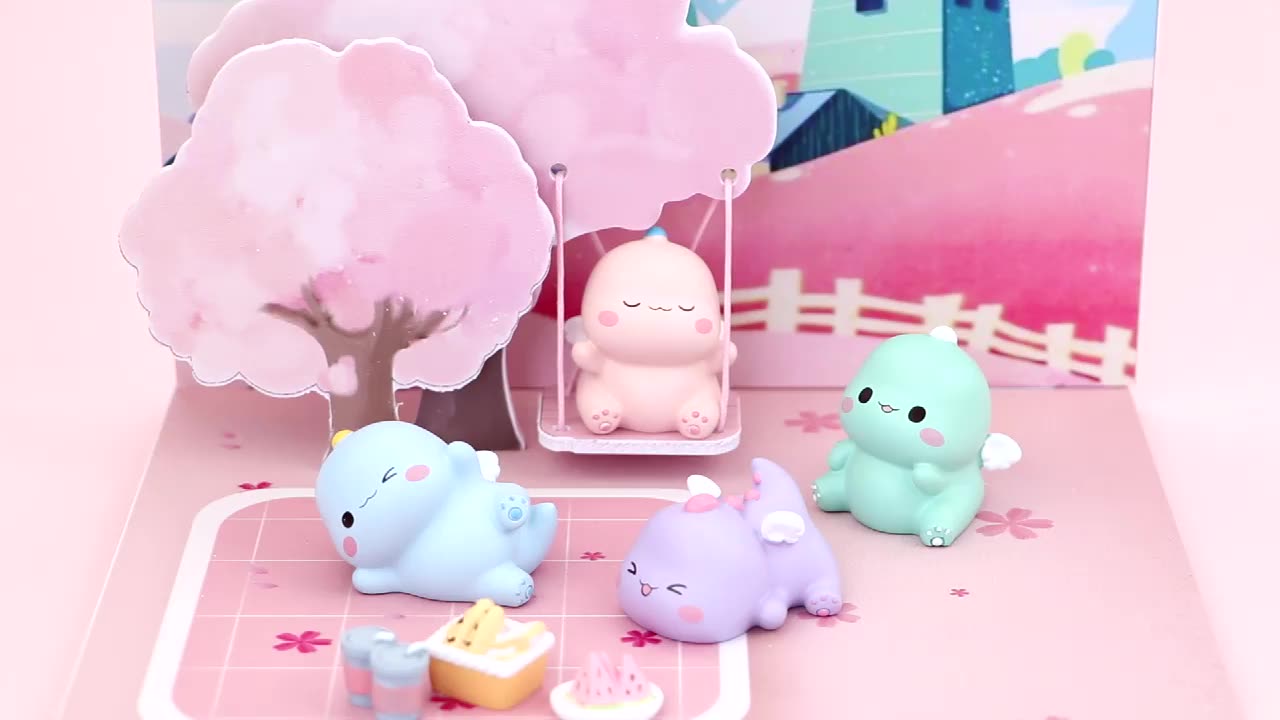Mô Hình Trang Trí Taplo Ô Tô Xe Hơi Bàn Làm Việc Bàn Học Phòng Khách Khủng Long Mini Siêu Cute - Phụ Kiện Xe Hơi Ruffo