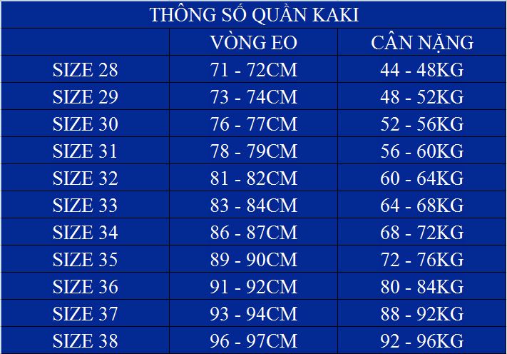 QUẦN KAKI NAM MÀU ĐEN TÚI MỸ VIỀN