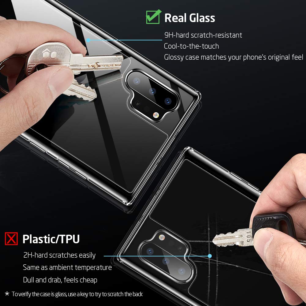 Ốp lưng Samsung Galaxy Note 10 Plus ESR Mimic Tempered Glass