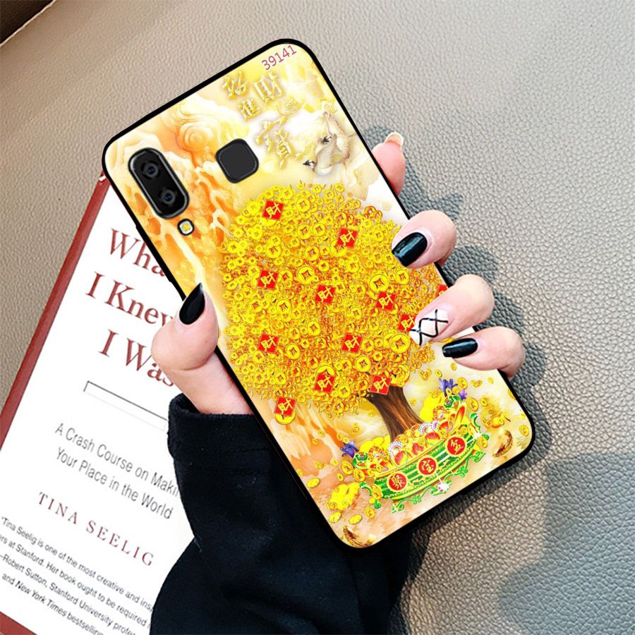 Ốp kính cường lực cho điện thoại Samsung Galaxy A50 - thần tài kim MS TTKIM060