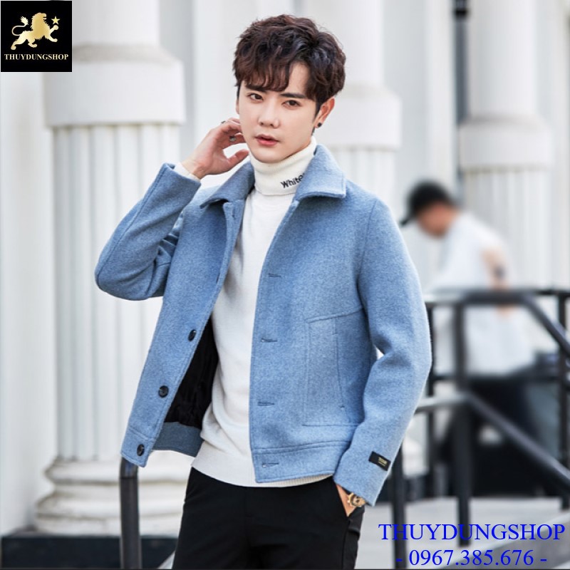 Áo dạ nam ngắn trẻ trung phong cách NAD61