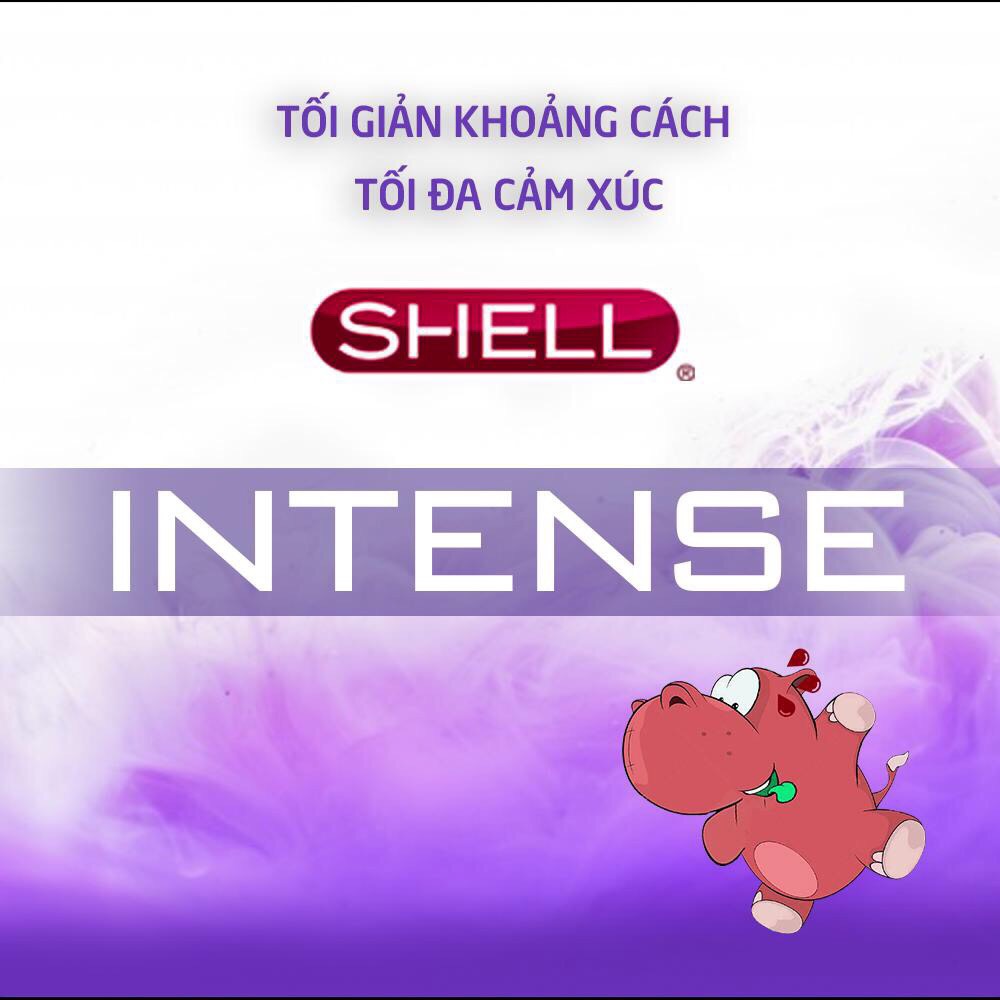 Hộp Bao cao su Shell Intense 10 cái + Tặng Bao cao su Durex