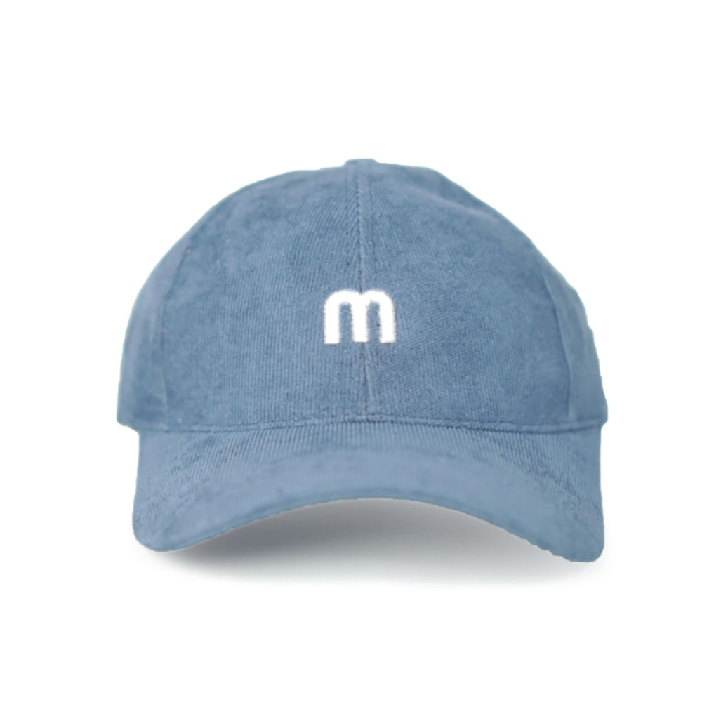 Mũ lưỡi trai - nón Ulzzang vải kết nhung thêu chữ M unisex nam nữ chống nắng phong cách thời trang, cá tính