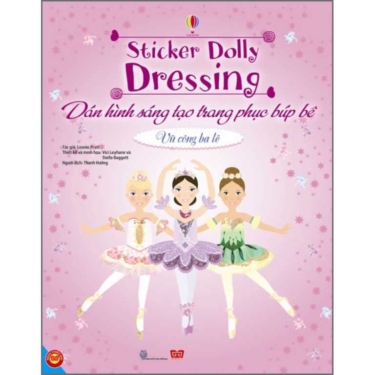 Sách Dán Hình Sáng Tạo Trang Phục Búp Bê – Vũ Công Ba Lê