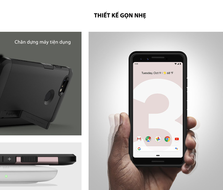 Ốp lưng Google Pixel 3 SPIGEN Tough Armor