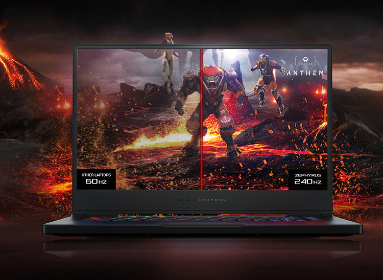 Laptop Asus ROG Zephyrus M GU502GU-ES014T Core i7-9750H/ GTX 1660Ti 6GB/ Win10 (15.6 IPS 144Hz) - Hàng Chính Hãng