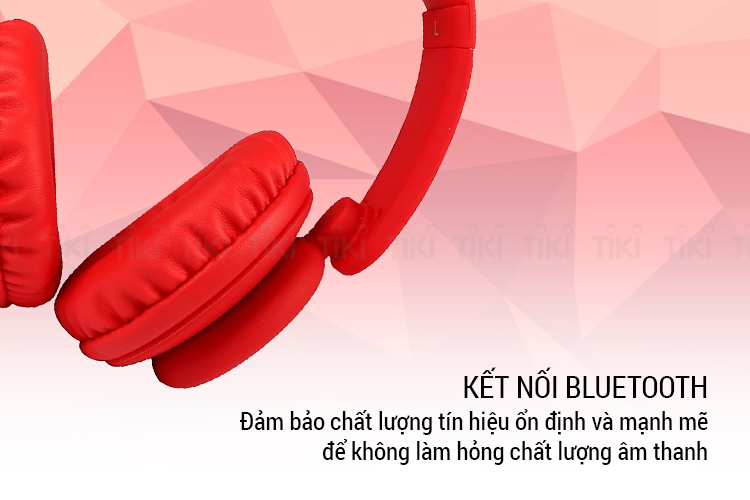 Tai Nghe Bluetooth Chụp Tai XO-B24 - Đỏ - Hàng Chính Hãng