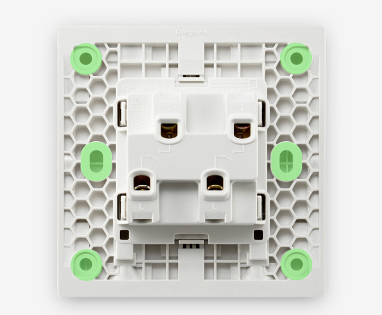 Legrand LEGRAND switch socket panel official code Yulan white double open single control with fluorescent switch Legrand LEGRAND switch socket panel official code Yulan white double open single control with fluorescent switch