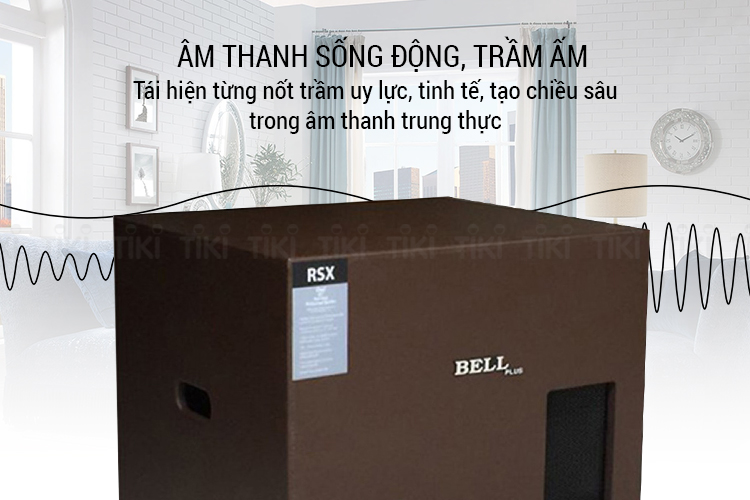 Loa sub điện 4 tấc BELLPlus hỗ trợ cho dàn karaoke gia đình