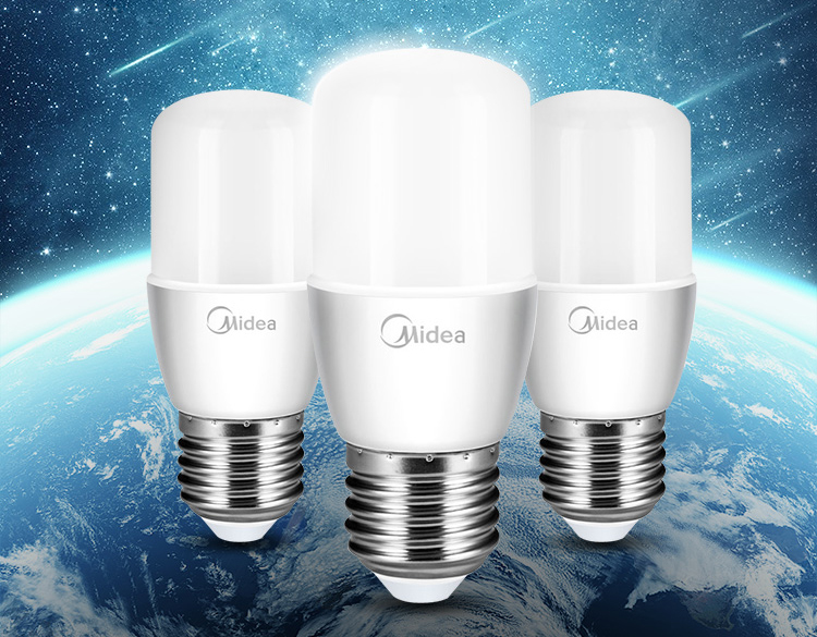 Midea (Midea) led bulb bulb E27 big screw mouth 7w column bubble 5700K white light