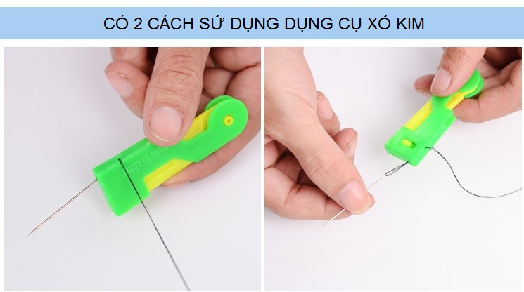 Hộp Kim Chỉ May Vá Quần Áo Xách Tay Mini Đa Năng - Hàng Chính Hãng