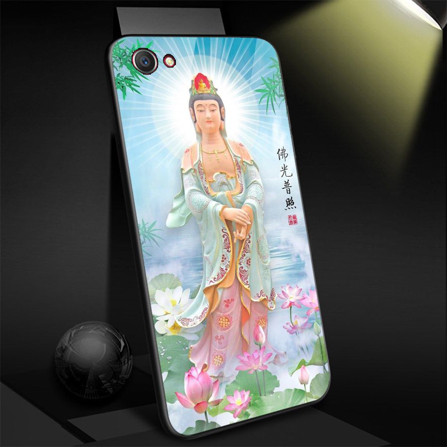 Ốp điện thoại kính cường lực cho máy Oppo A79 - Tôn giáo MS TGIAO070