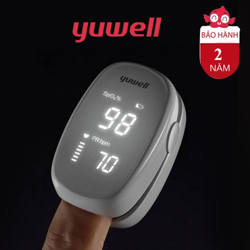 máy đo nồng độ oxy trong máu spo2 và nhịp tim yuwell yx102 1