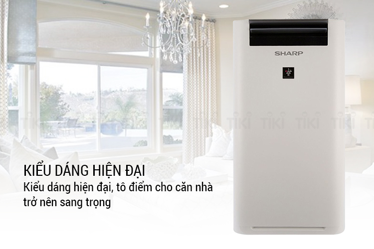 Máy Lọc Không Khí Và Tạo Ẩm Sharp KC-G40EV-W - Hàng chính hãng