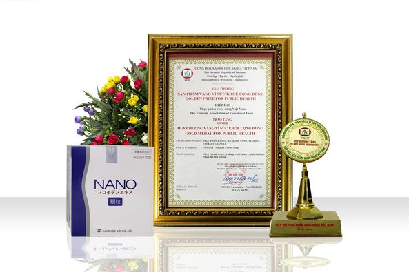 Thực Phẩm Chức Năng Nano Fucoidan Phòng Và Hỗ Trợ Điều Trị Ung Thư Kanehide Bio Nhật Bản(60 Gói)