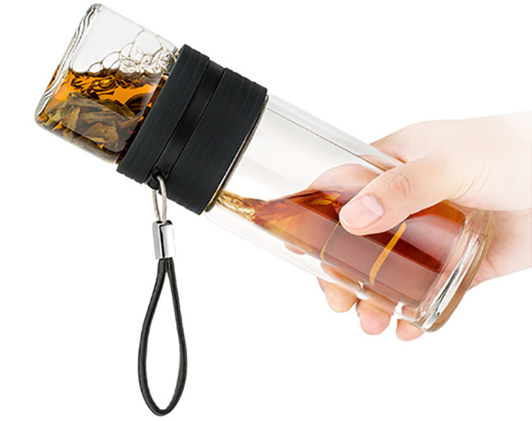 Bình Lọc Trà Travel Samadoyo C001A (238ml) - Đen