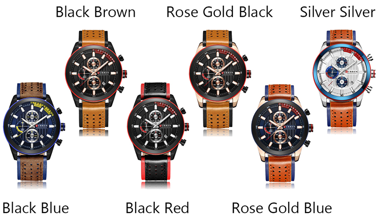 Curren Fashion Casual Business Men High Quality Watch Quartz Analog Sport Wrist Watch Relogio Masculino Best Gift