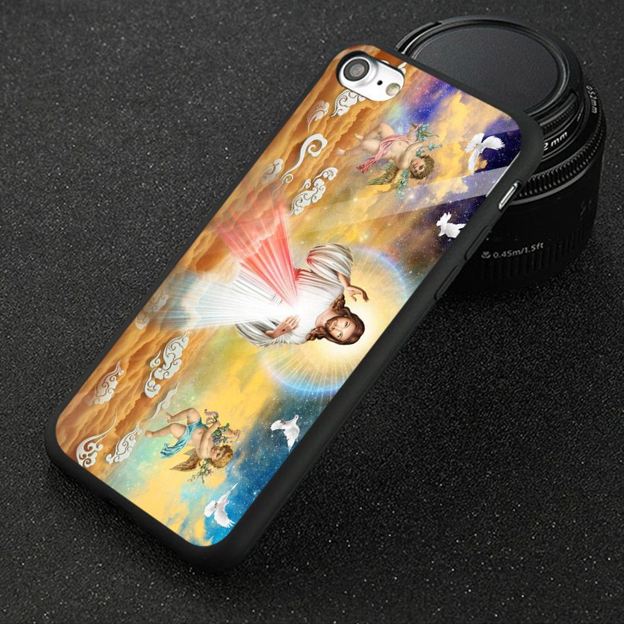 Ốp điện thoại kính cường lực cho máy iPhone 5/5s/se - Tôn giáo MS TGIAO103