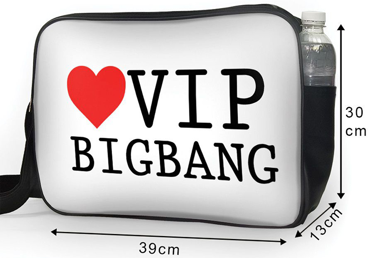 Túi Đeo Chéo Hộp Unisex In Hình Vip Love Bigbang - TCKK050