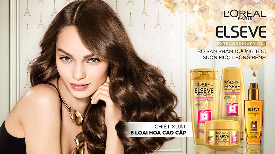 Dầu Xả L'Oreal Paris Chiết Xuất Tinh Dầu Hoa 325ml