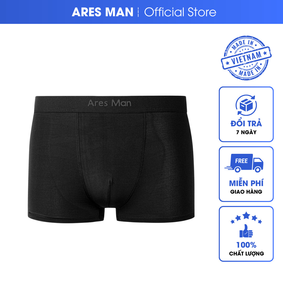 Quần lót nam, quần boxer nam Ares Man chất thun lạnh mềm mịn siêu mát, thấm hút mồ hôi