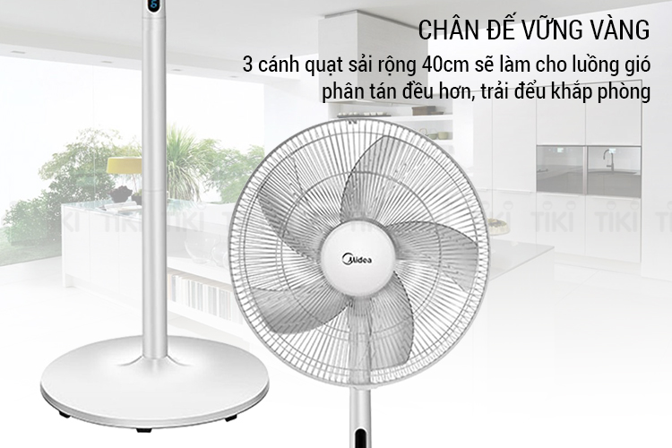 Quạt Đứng Midea FS40-18BR - Hàng Chính Hãng