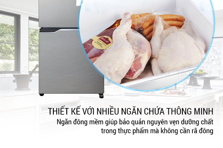 Tủ Lạnh Inverter Panasonic NR-BV288QSVN (255L) - Xám Bạc (Dành Cho Khu Vực Hồ Chí Minh) - Hàng chính hãng