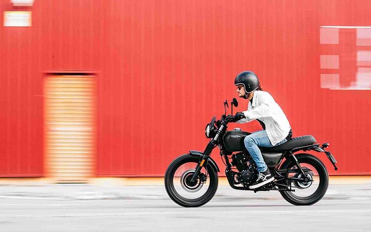 Xe Brixton Scrambler BX125X (Đen)