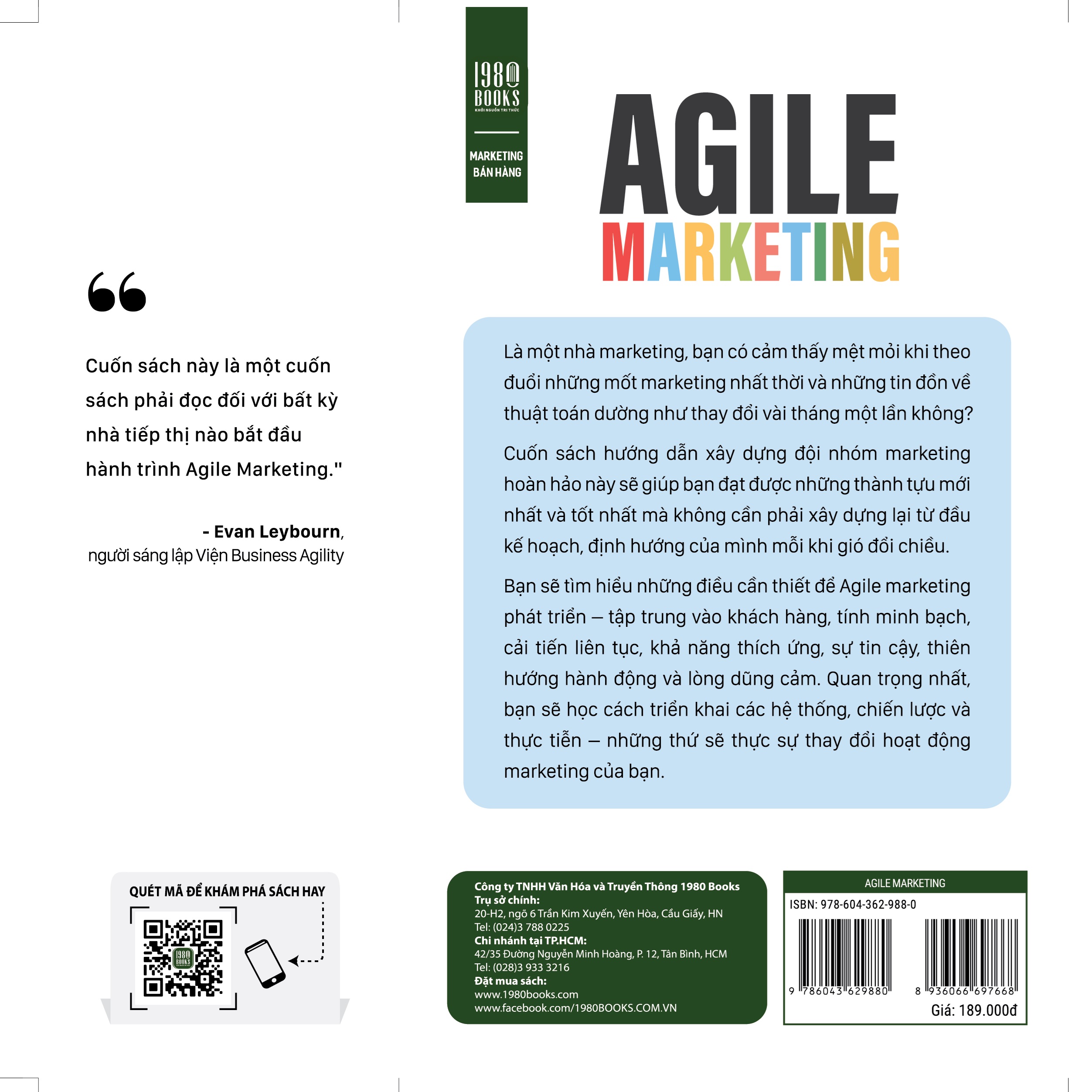 giới thiệu nội dung của cuốn sách tiếp thị linh hoạt agile marketing