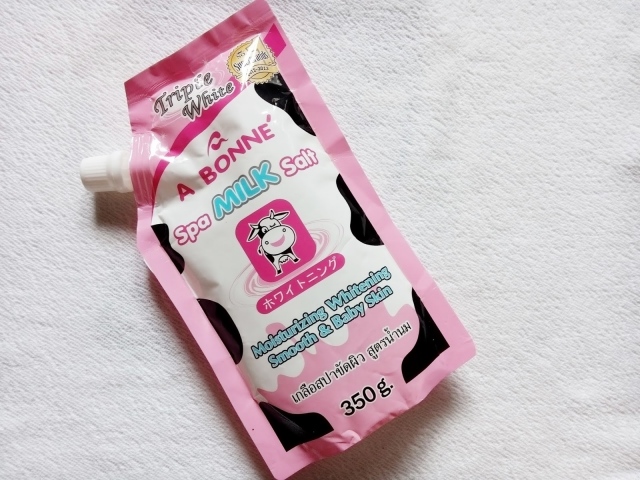 Bộ 2 Túi Muối Tắm Sữa Bò Tẩy Tế Bào Chết A Bonne Spa Milk Salt Thái Lan (350g/Túi)