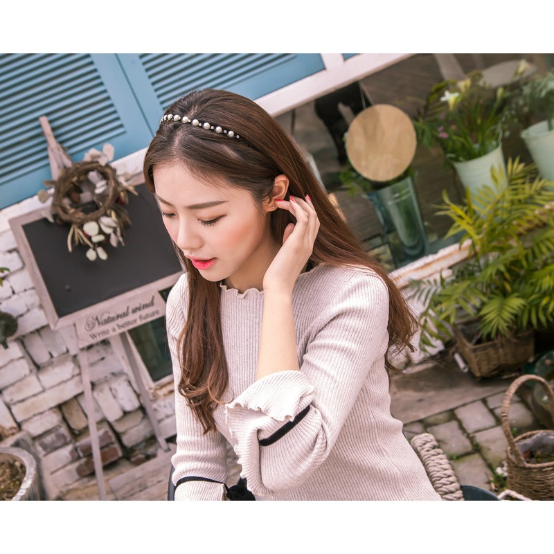 Set 2 Kiểu Băng Đô Ngọc Trai Hàn Quốc Thời Trang