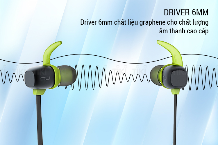 Tai Nghe Bluetooth Nhét Tai NUFORCE Be Sport 4 Black - Hàng Chính Hãng