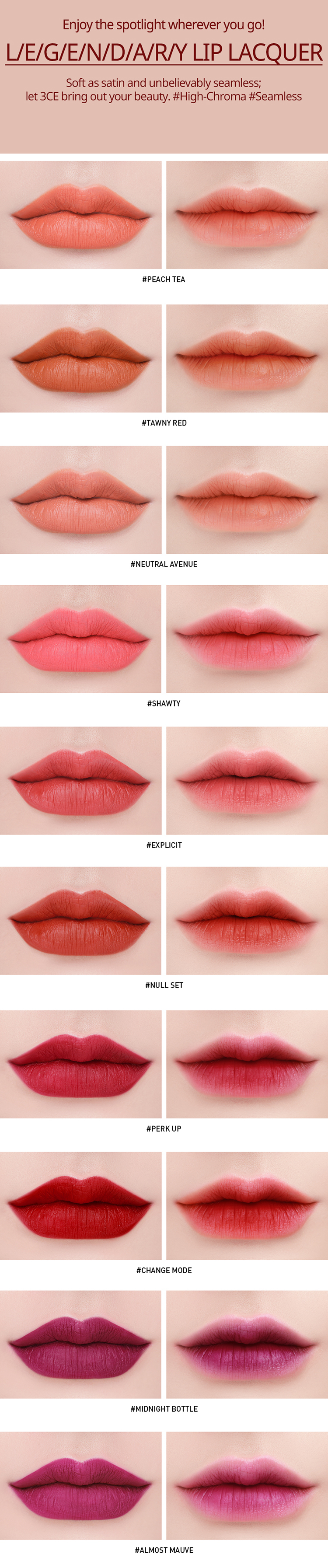 Son Kem Lì 3CE Soft Lip Lacquer - Change Mode
