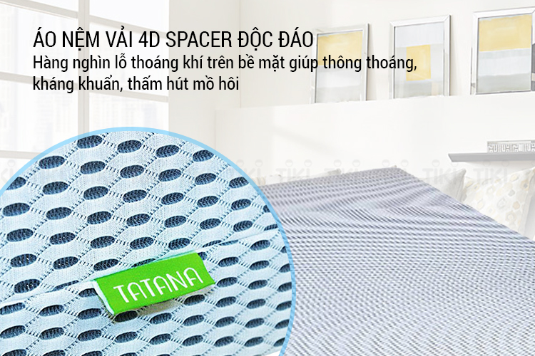 Nệm Cao Su Nhân Tạo TaTaNa Thẳng