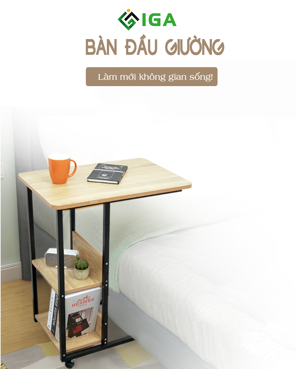 Bàn Làm Việc Đa Năng Di Động Thông Minh Thương Hiệu IGA - GM22