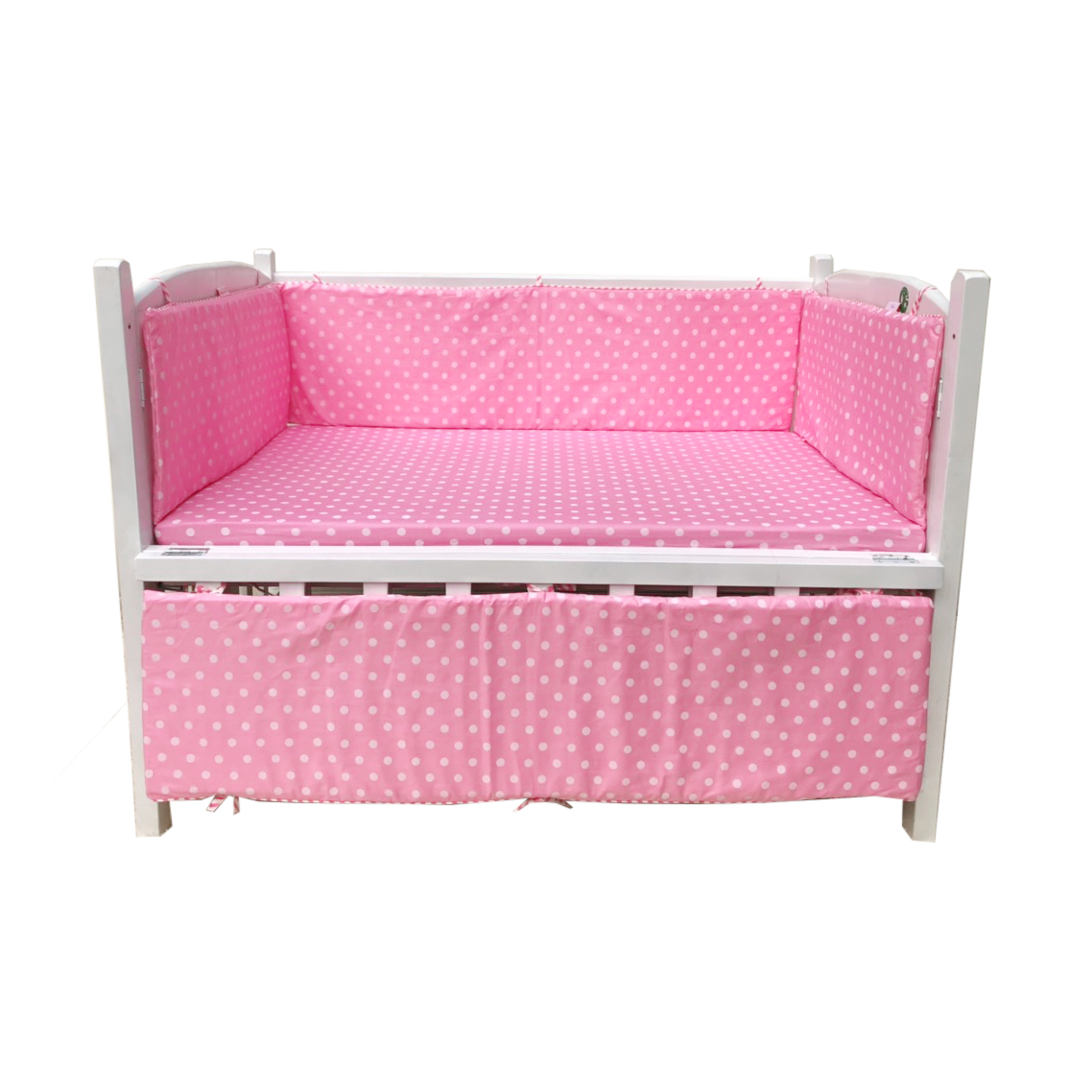 Quây cũi và ga vải bọc đệm cũi cho bé