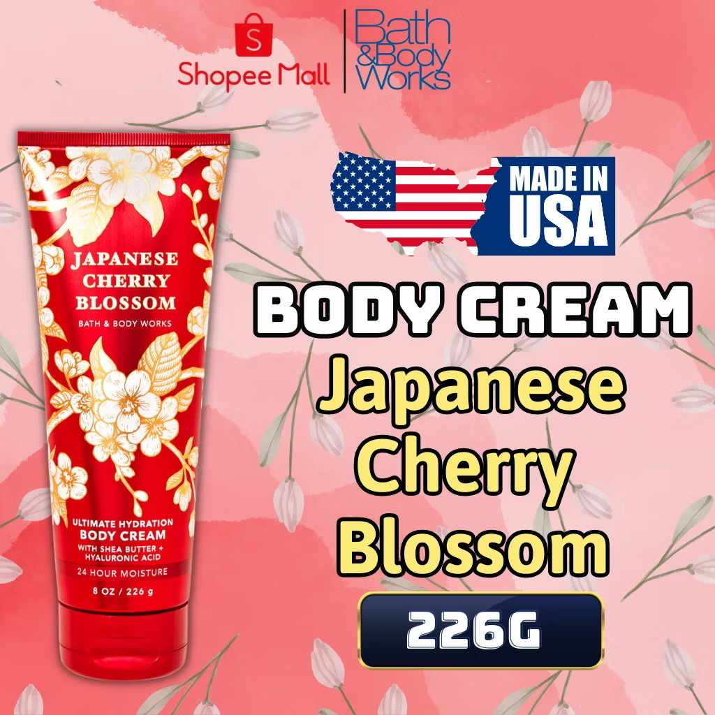 Body Mist Bath And Body Works Nam Nữ Chính Hãng Japanese Cherry Blossom, Xịt Thơm Body Toàn Thân Hương Nước Hoa 236ml