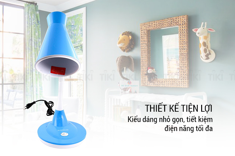 Đèn Bàn Sunhouse SH-SL-07B Kèm Bóng Đèn SHE-LEDA60AL-A6W.W