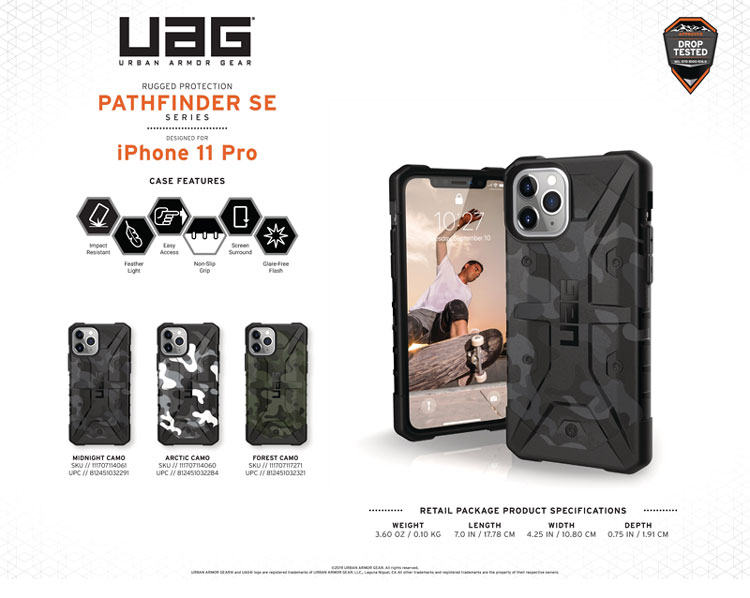 Ốp lưng iPhone 11 Pro UAG Pathfinder SE Camo
