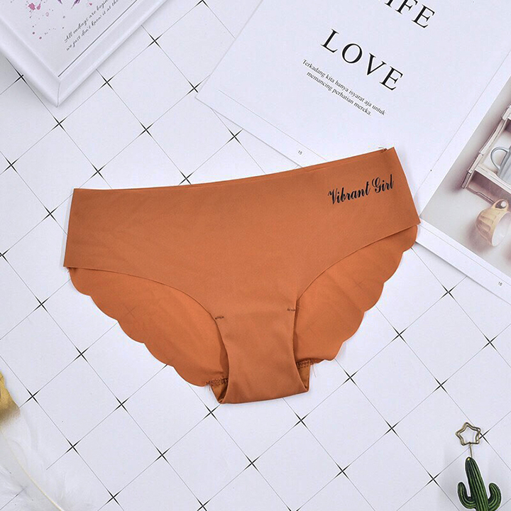 Combo 10 Quần Lót Nữ Đúc Su Viền Sóng Không Đường May Vibrant Girl ( Màu ngẫu nhiên)-LN034